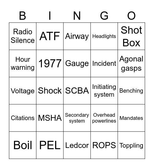 2024 Annual Refresher Bingo Card