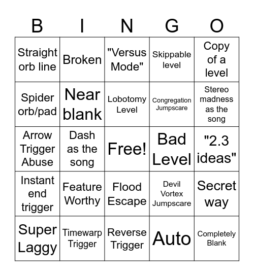 Gd 2.2 Recent Tab Bingo Board Bingo Card