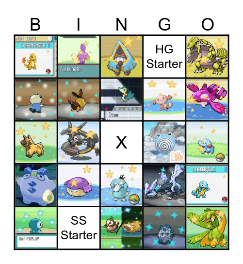 Shiny Bingo 2024 Bingo Card