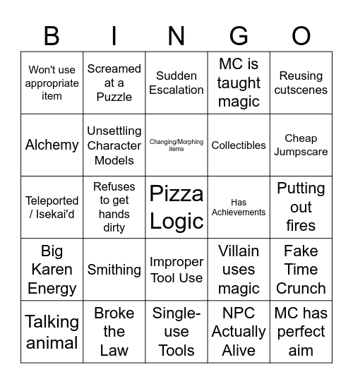 HOG BINGO Card