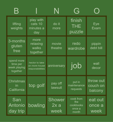 WabaChess 2024 Bingo Card