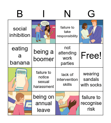 bystander tester Bingo Card