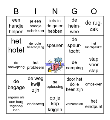 Taal op Maat gr 4 thema 8 Bingo Card