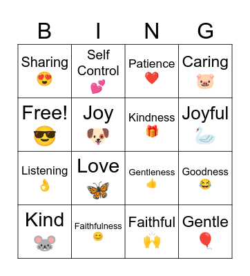 New Self Bingo Card
