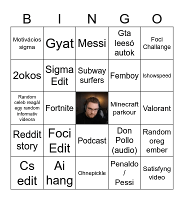 TIKTOK V2 Bingo Card