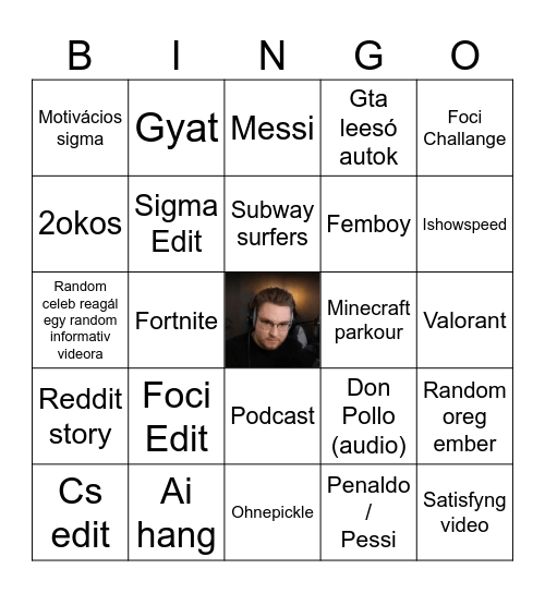 TIKTOK V2 Bingo Card