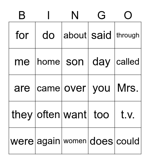 Red 38 Bingo Card