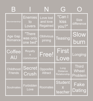 Zhongxiao bingo! Bingo Card