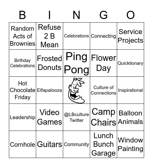 LB Bingo Card
