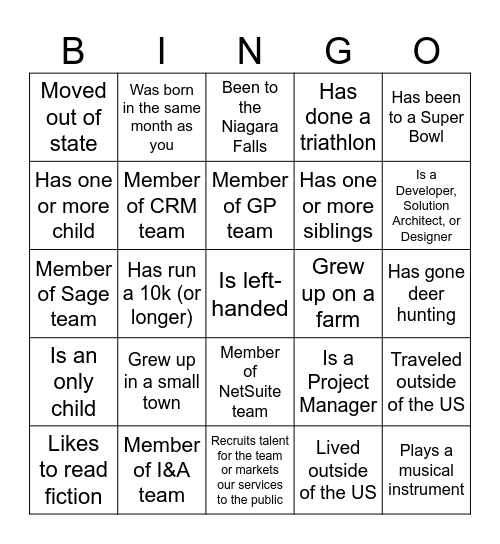 BTS BINGO Card