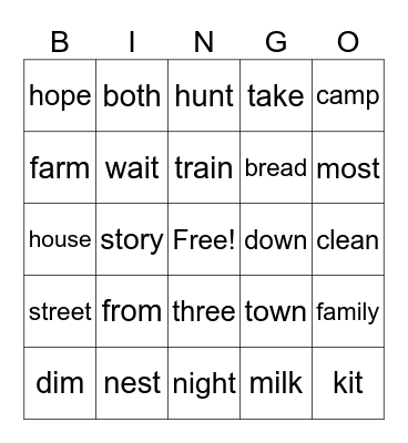 2024 BINGO Card