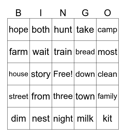 2024 BINGO Card
