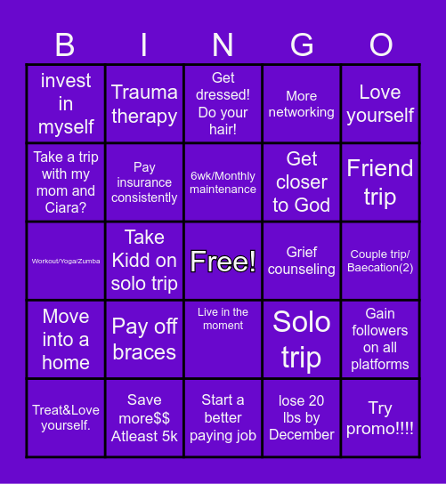 2024 RESOLUTIONS Bingo Card