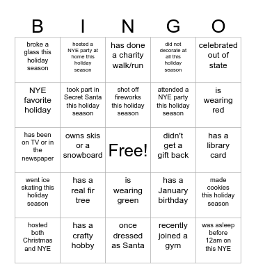 US AI Bingo Card