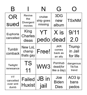 2024 BINGO Card