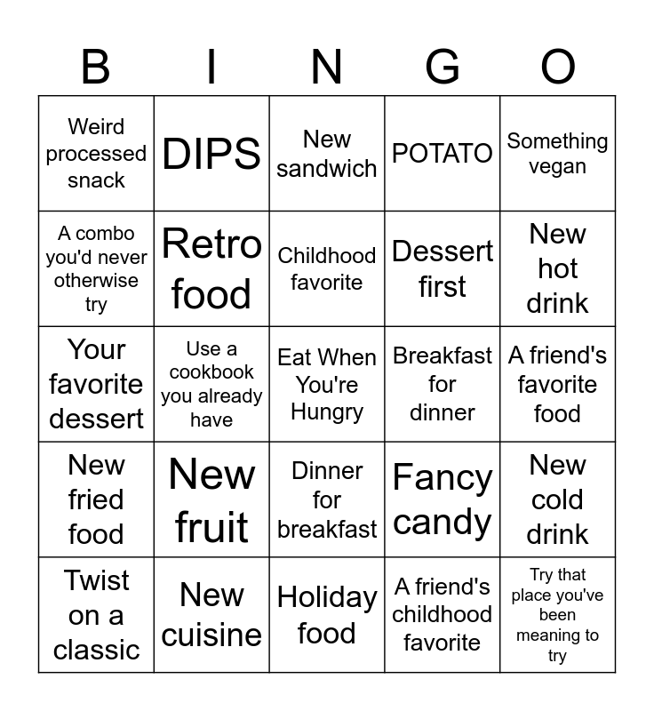 Eating Bingo 2024 Bingo Card   Eating Bingo 2024 