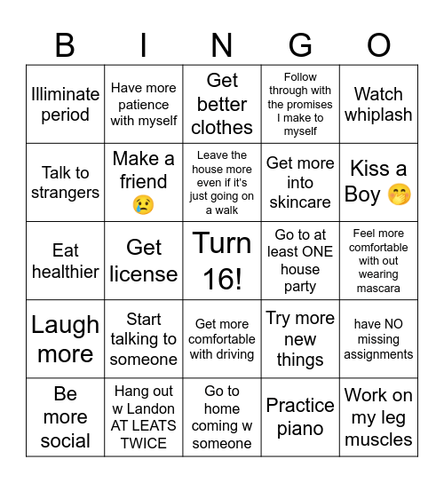 2024 Do’s😍🥰😘 Bingo Card