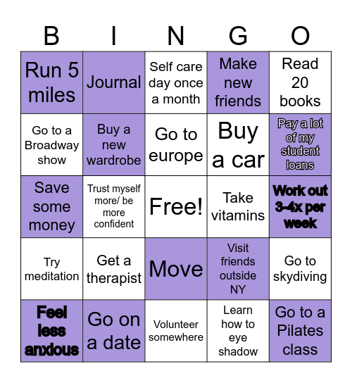 2024 BINGO Card