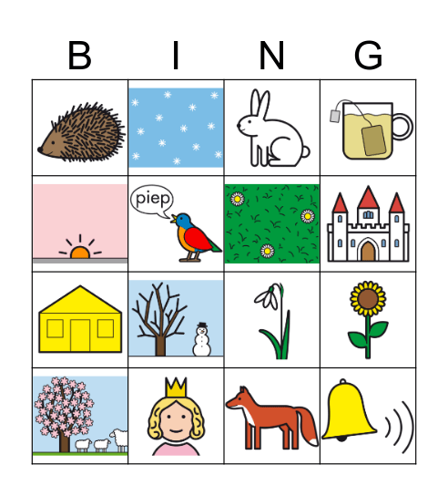 Prinzessin Blaublüte Bingo Card