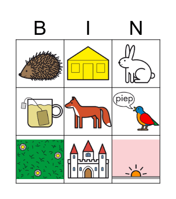 Prinzessin Blaublüte Bingo Card