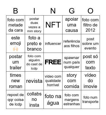 ALVARO BINGO 2024 Bingo Card
