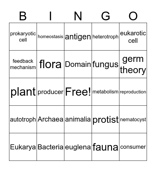 Unit 7 miscellaneous Bingo Card