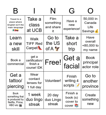 2024 BINGO Card