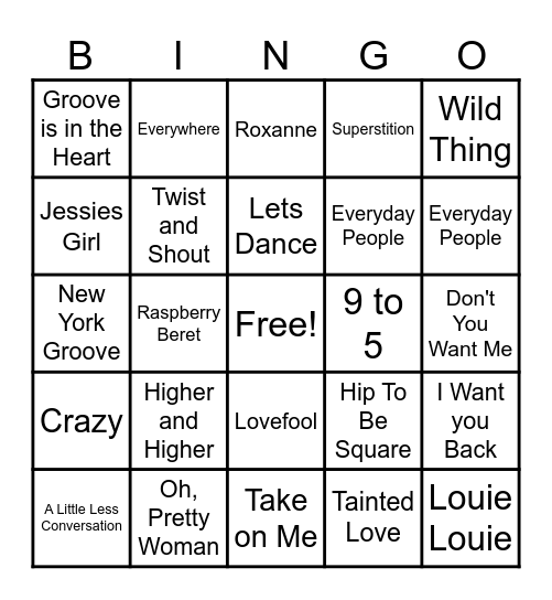 Ultimate Party Bingo Card
