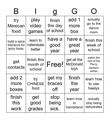 2024 bingo Card