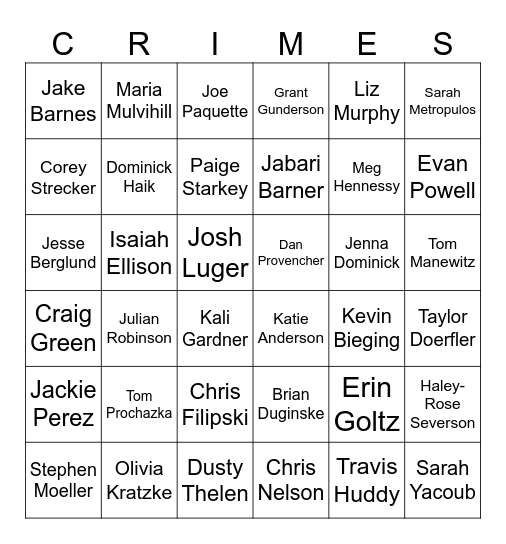 2024 APD Retention Bingo Card