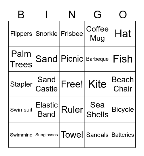 Gore IT Virtual Bingo Card