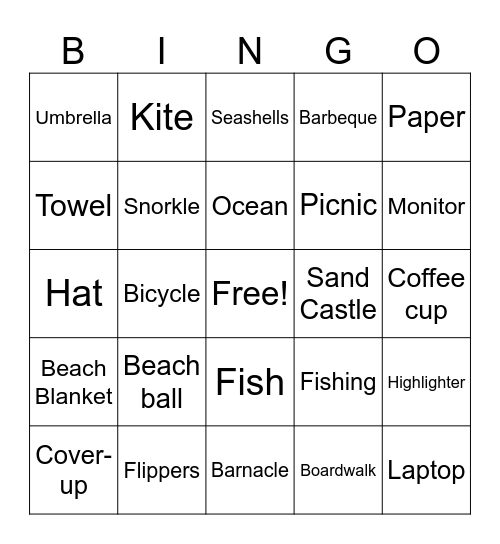 Gore IT Virtual Bingo Card