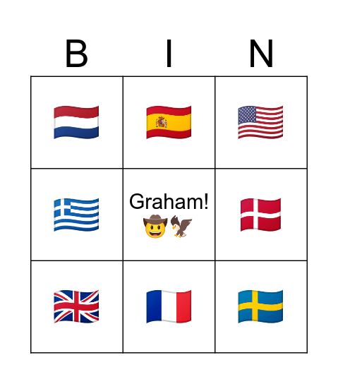 ANDREA ABROAD Bingo Card