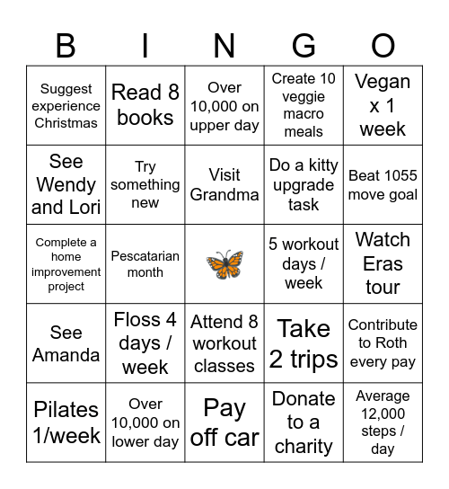 2024 Bingo Card