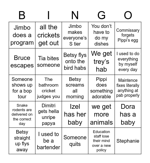 2024 PREDICTIONS Bingo Card