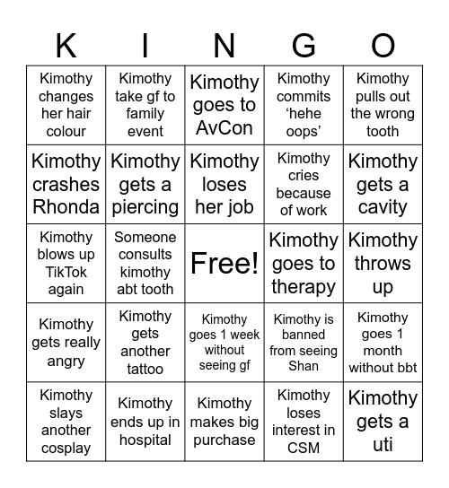 Kimothy’s Scratch-it’s Card Bingo Card