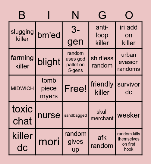 THE SOLOQ EXPERIENCE Bingo Card