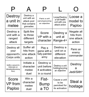 It'll Be a Wild Ride! Bingo Card