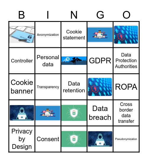 Privacy week 2024 Bingo Card