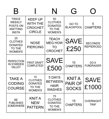 2025 BINGO Card