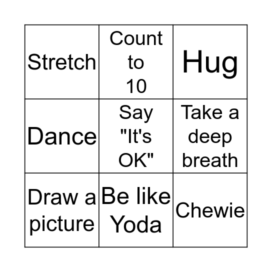 Reilly's Happy Game Bingo Card