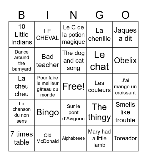 Dogs Birthdays,playlist Bingo Card