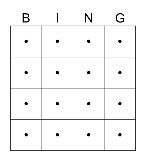 Perfect Tense Bingo! Bingo Card
