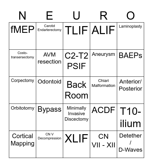 2023 IONM BINGO Card
