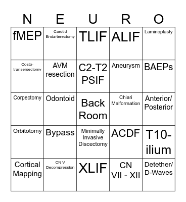 2023 IONM BINGO Card