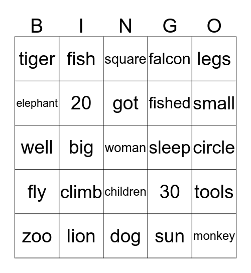 Revision 4 Bingo Card