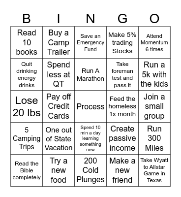 2024 Hopkins Bingo Card