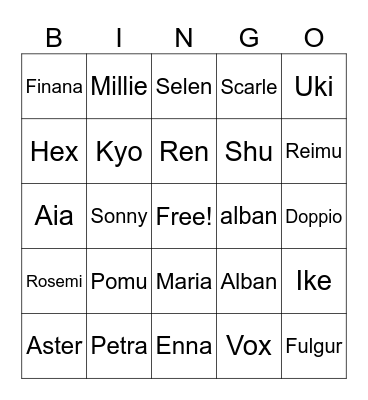 NIJISANJI 2024 GRADUATION BINGO! Bingo Card