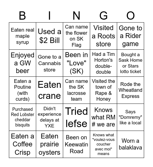 RM CHRISTMAST PARTY Bingo Card