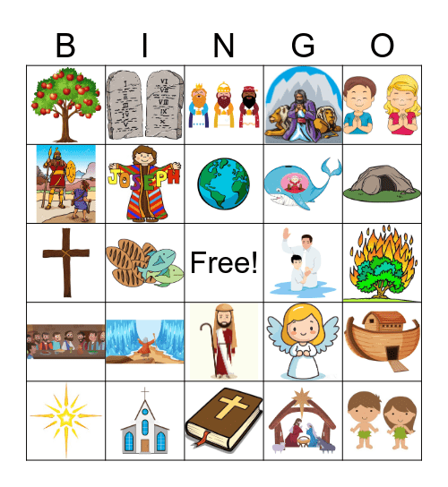 Bible Bingo Card